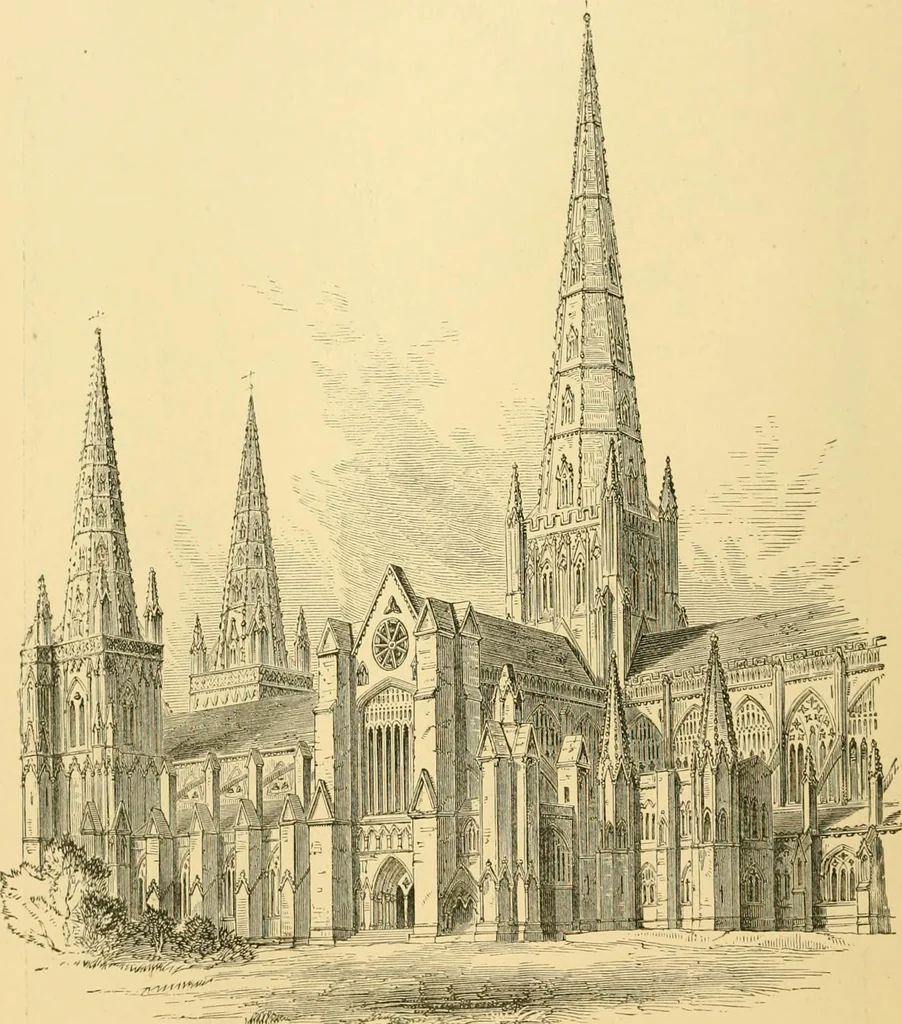 An illustration from A history of architecture in all countries, from the earliest times to the present day, 1902, leaf 401