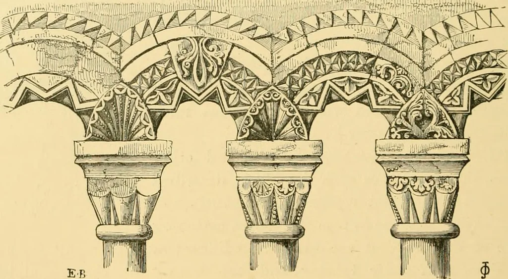 An illustration from A history of architecture in all countries, from the earliest times to the present day, 1902, leaf 421