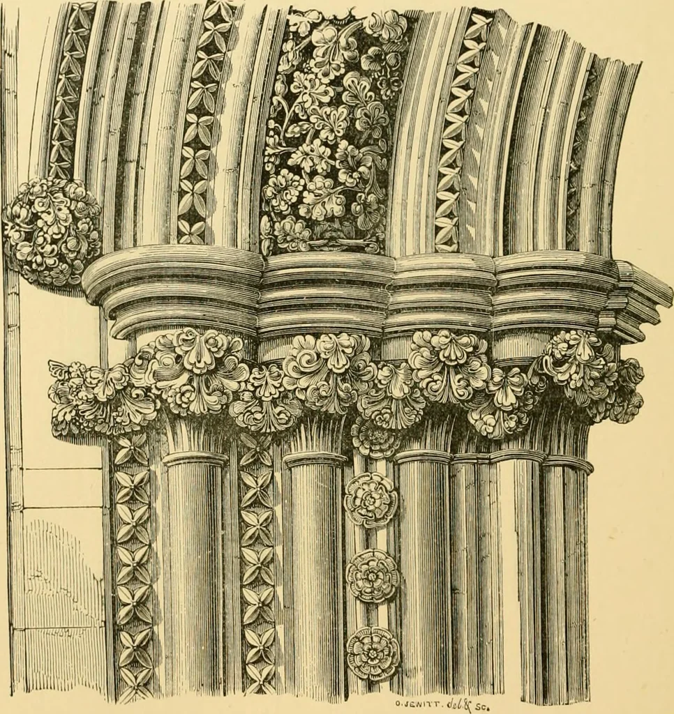 An illustration from A history of architecture in all countries, from the earliest times to the present day, 1902, leaf 423