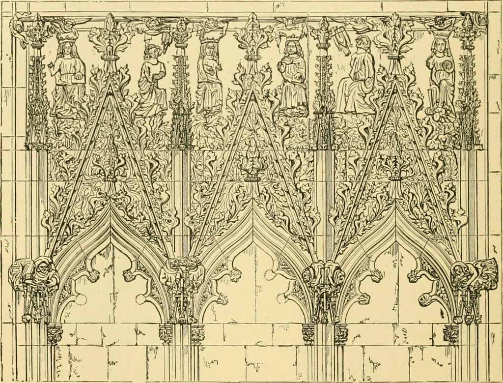 An illustration from A history of architecture in all countries, from the earliest times to the present day, 1902, leaf 425