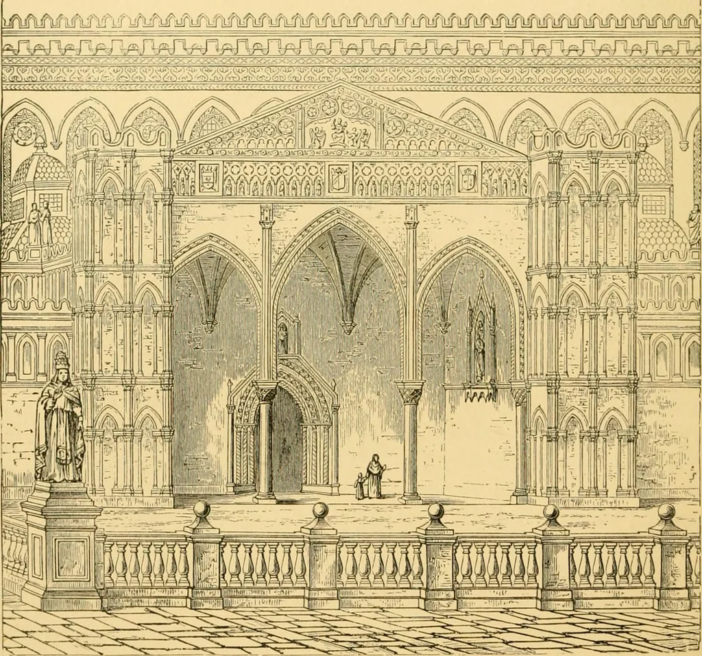 An illustration from A history of architecture in all countries, from the earliest times to the present day, 1902, leaf 47
