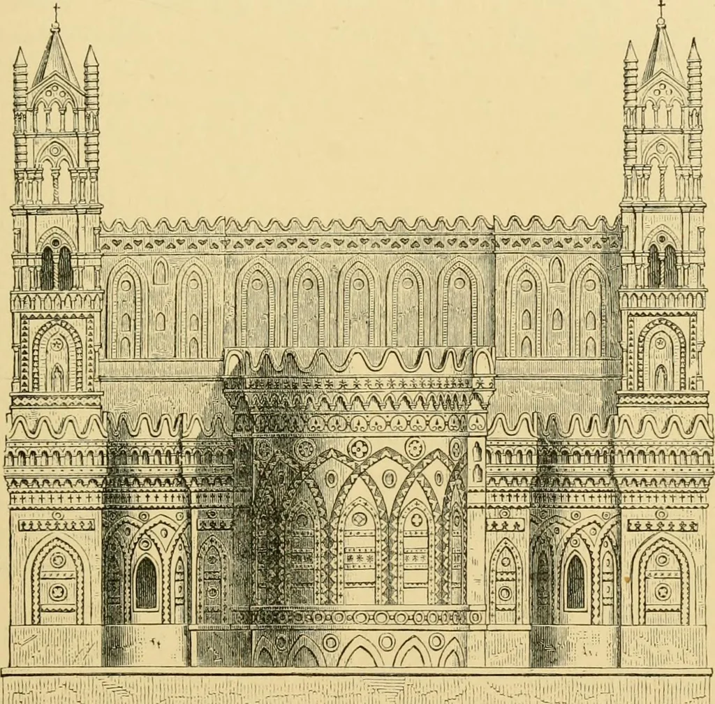 An illustration from A history of architecture in all countries, from the earliest times to the present day, 1902, leaf 48