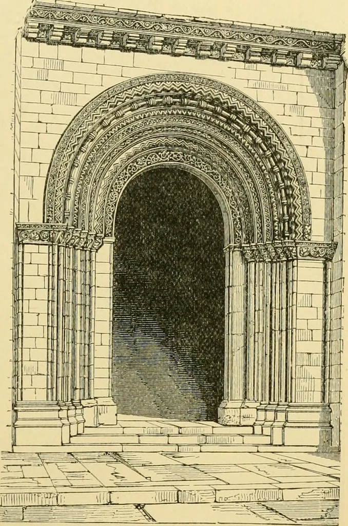 An illustration from A history of architecture in all countries, from the earliest times to the present day, 1902, leaf 492