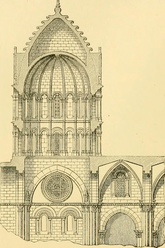 An illustration from A history of architecture in all countries, from the earliest times to the present day, 1902, leaf 495