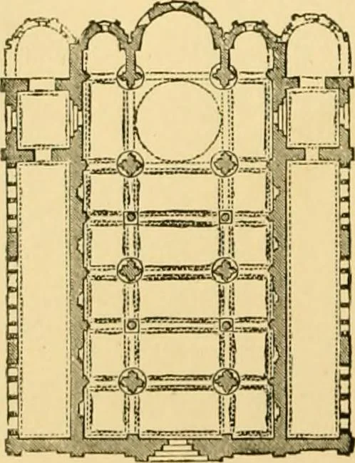 An illustration from A history of architecture in all countries, from the earliest times to the present day, 1902, leaf 495