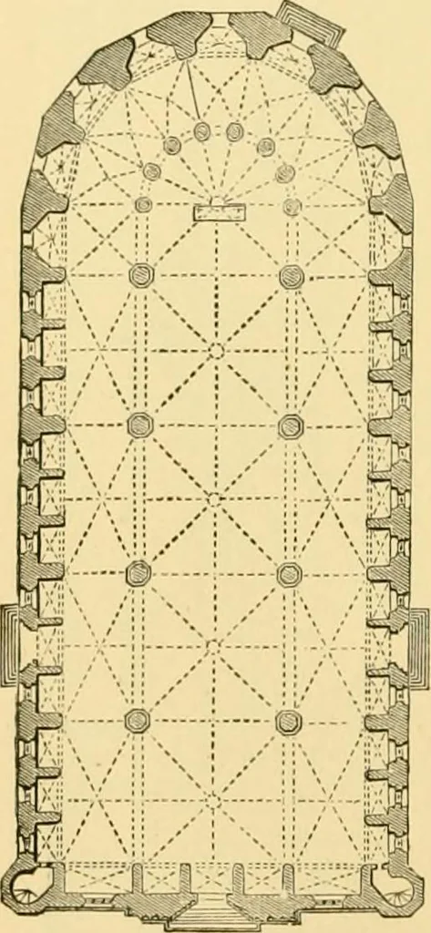 An illustration from A history of architecture in all countries, from the earliest times to the present day, 1902, leaf 505