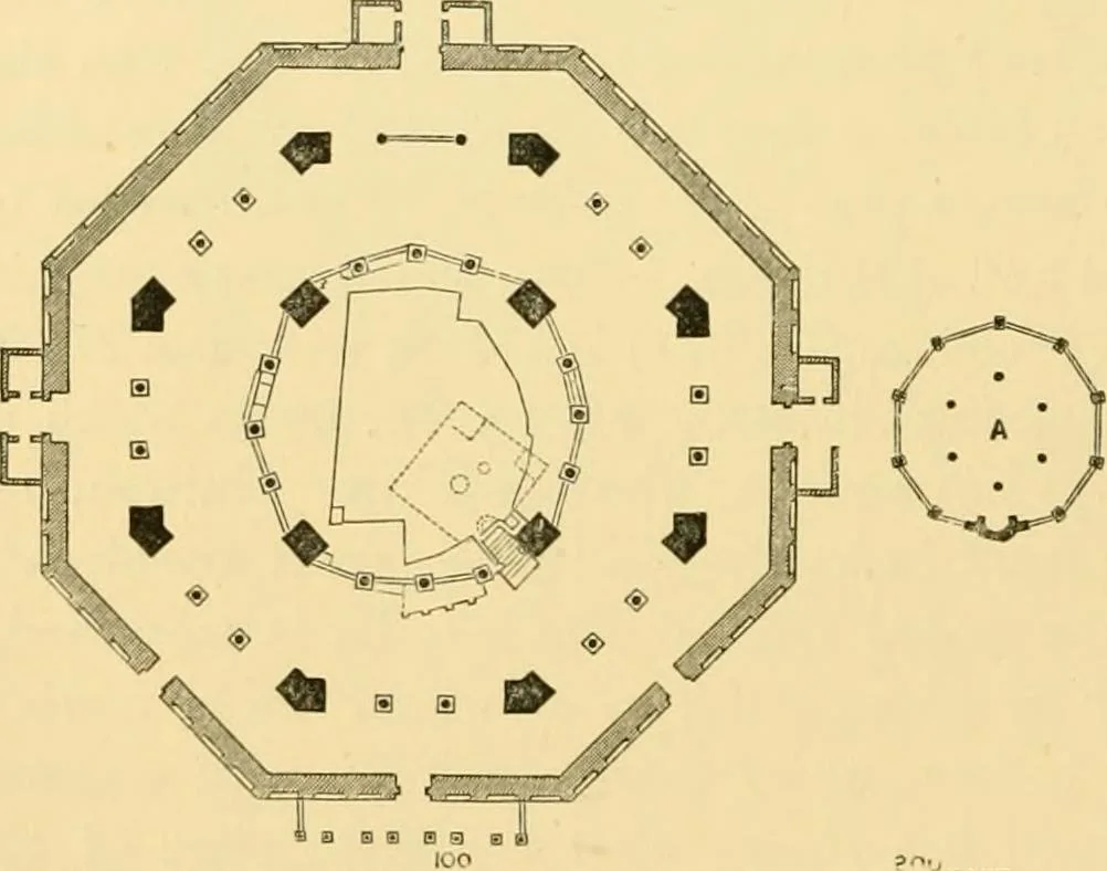 An illustration from A history of architecture in all countries, from the earliest times to the present day, 1902, leaf 539