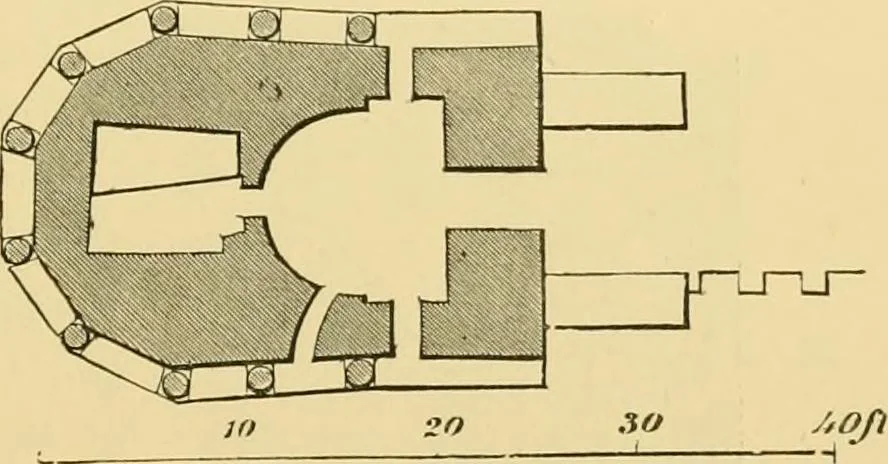 An illustration from A history of architecture in all countries, from the earliest times to the present day, 1902, leaf 54