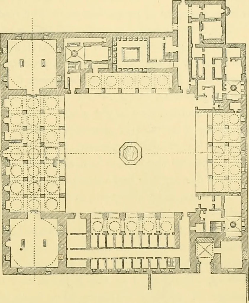 An illustration from A history of architecture in all countries, from the earliest times to the present day, 1902, leaf 552