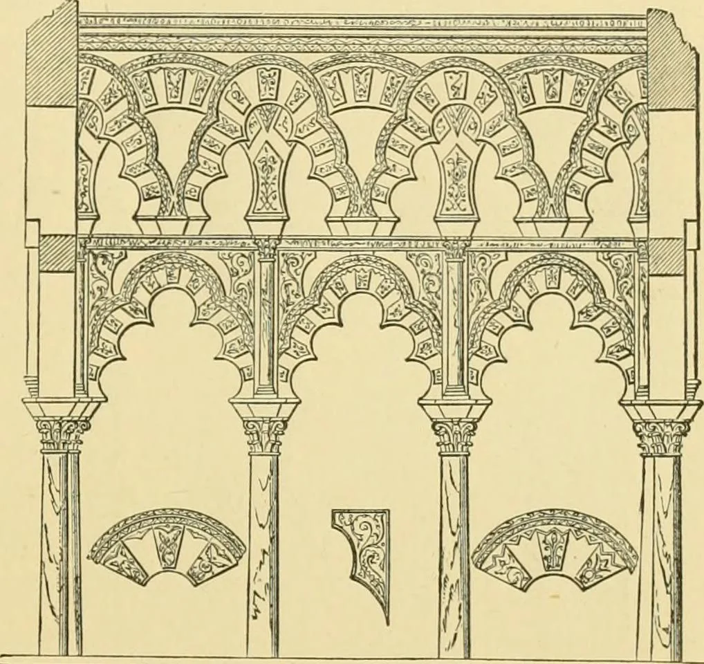 An illustration from A history of architecture in all countries, from the earliest times to the present day, 1902, leaf 566