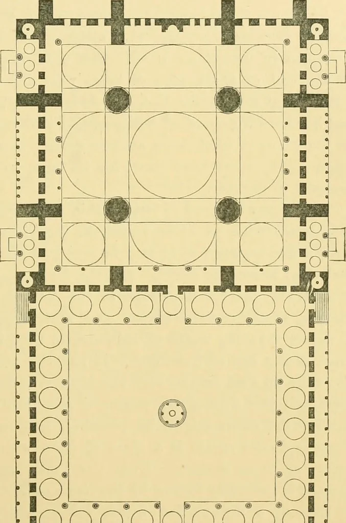 An illustration from A history of architecture in all countries, from the earliest times to the present day, 1902, leaf 582