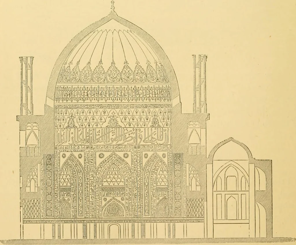 An illustration from A history of architecture in all countries, from the earliest times to the present day, 1902, leaf 593