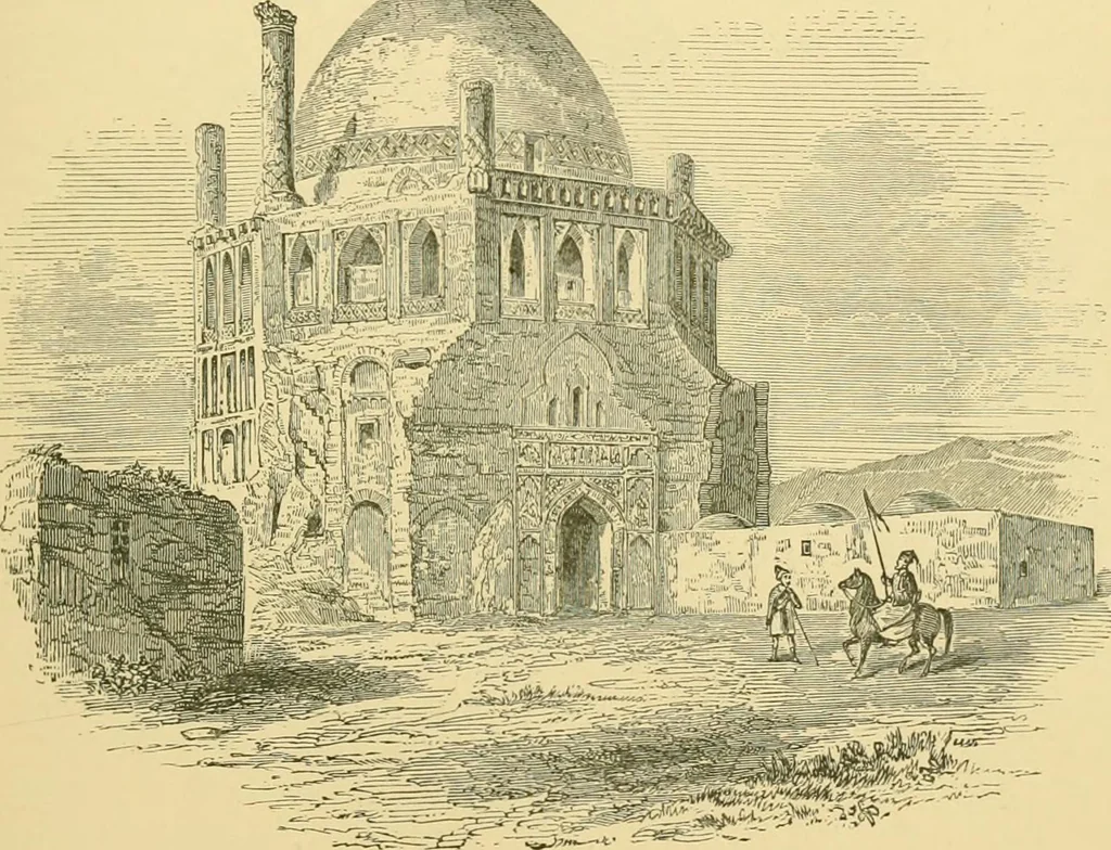 An illustration from A history of architecture in all countries, from the earliest times to the present day, 1902, leaf 594
