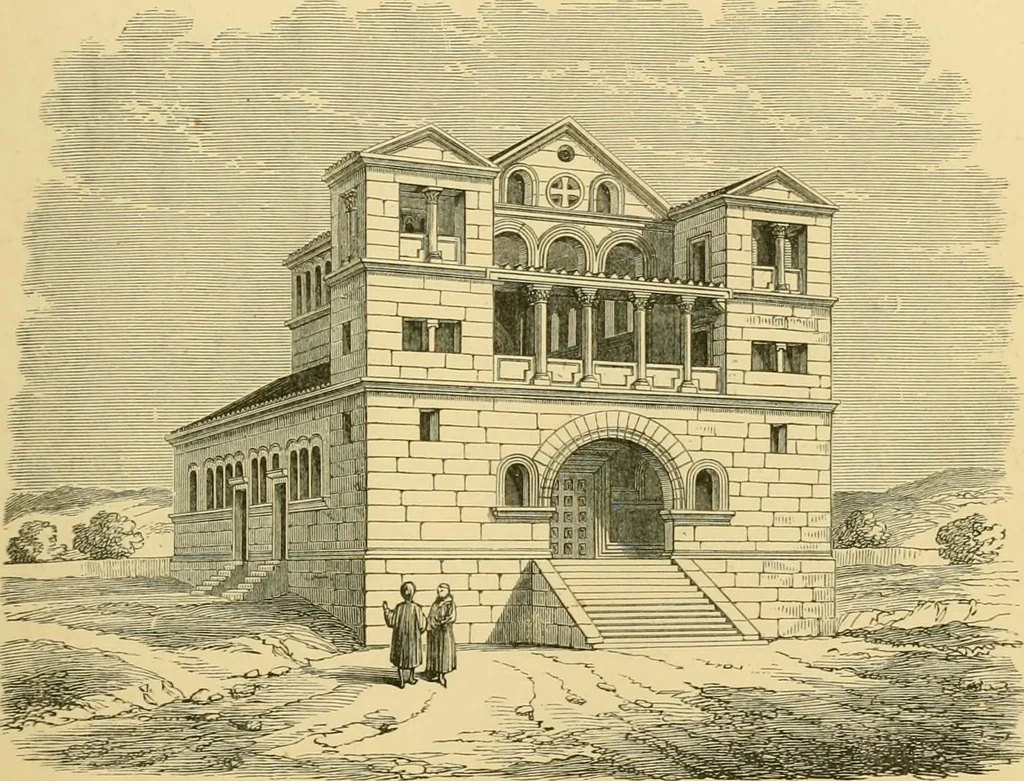 An illustration from A history of architecture in all countries, from the earliest times to the present day, 1902, leaf 6