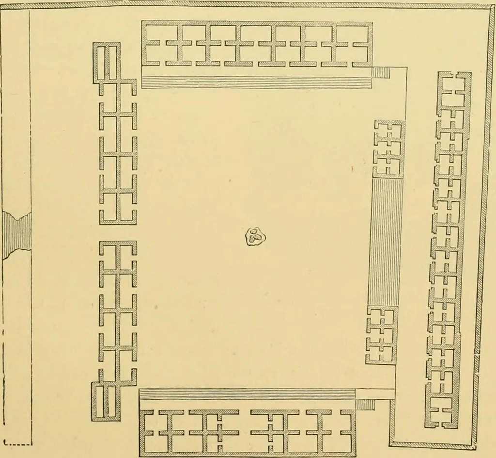 An illustration from A history of architecture in all countries, from the earliest times to the present day, 1902, leaf 616