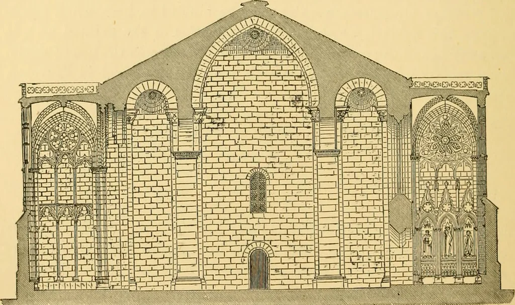 An illustration from A history of architecture in all countries, from the earliest times to the present day, 1902, leaf 67