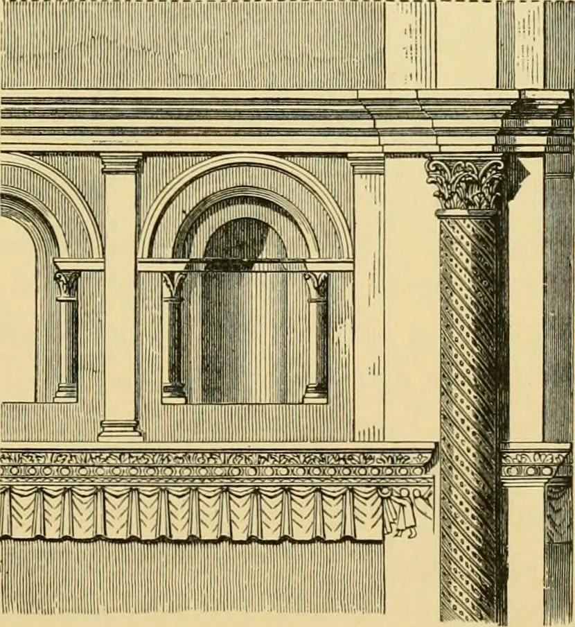 An illustration from A history of architecture in all countries, from the earliest times to the present day, 1902, leaf 74
