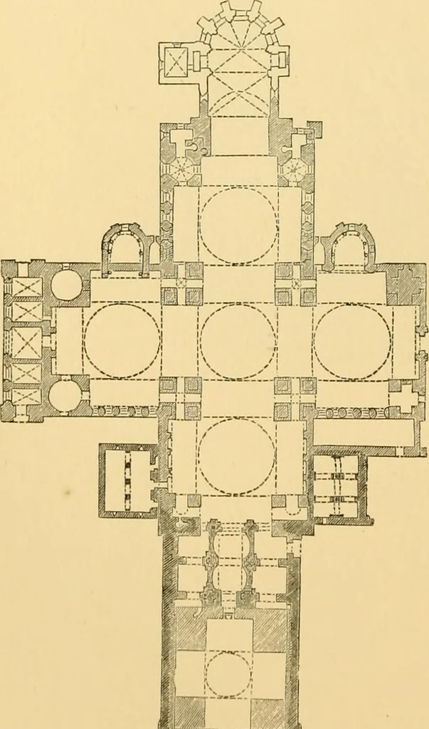 An illustration from A history of architecture in all countries, from the earliest times to the present day, 1902, leaf 83