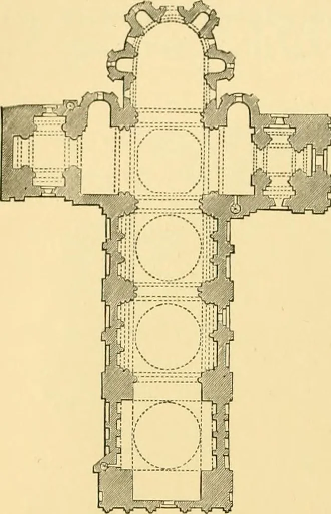 An illustration from A history of architecture in all countries, from the earliest times to the present day, 1902, leaf 87