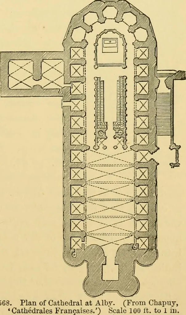 An illustration from A history of architecture in all countries, from the earliest times to the present day, 1902, leaf 88