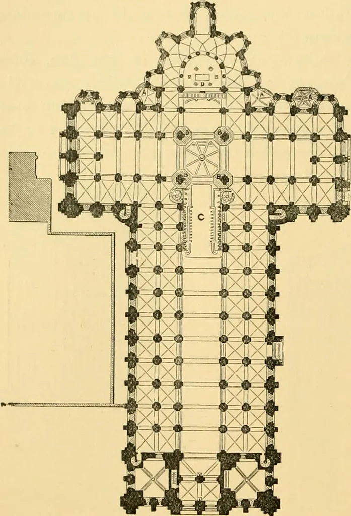 An illustration from A history of architecture in all countries, from the earliest times to the present day, 1902, leaf 91