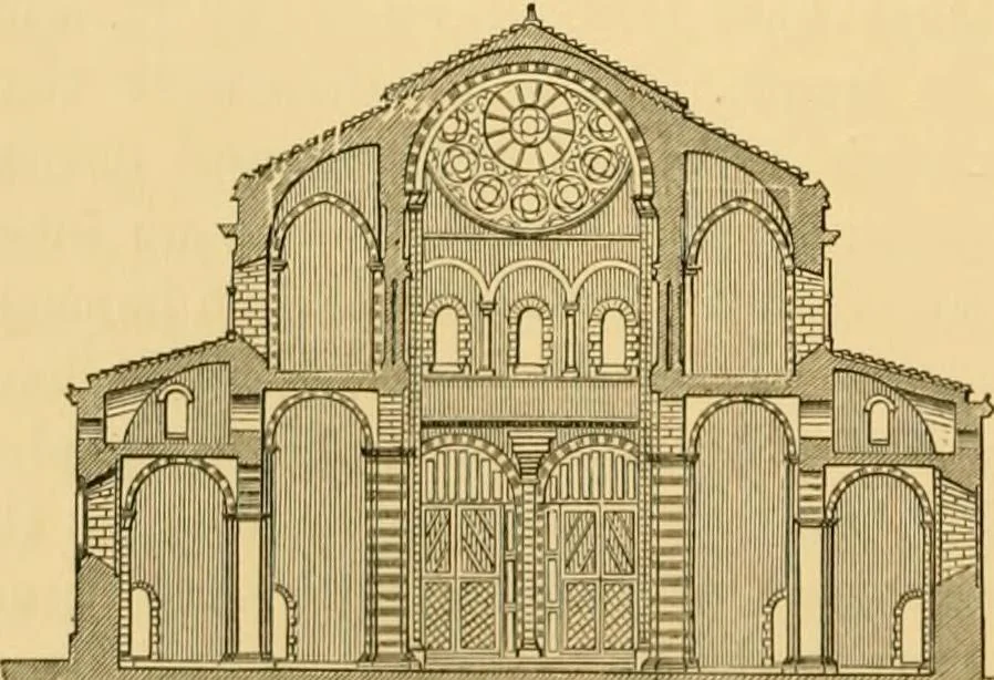 An illustration from A history of architecture in all countries, from the earliest times to the present day, 1902, leaf 91