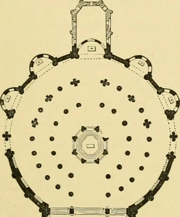 An illustration from A history of architecture in all countries, from the earliest times to the present day, 1902, leaf 94