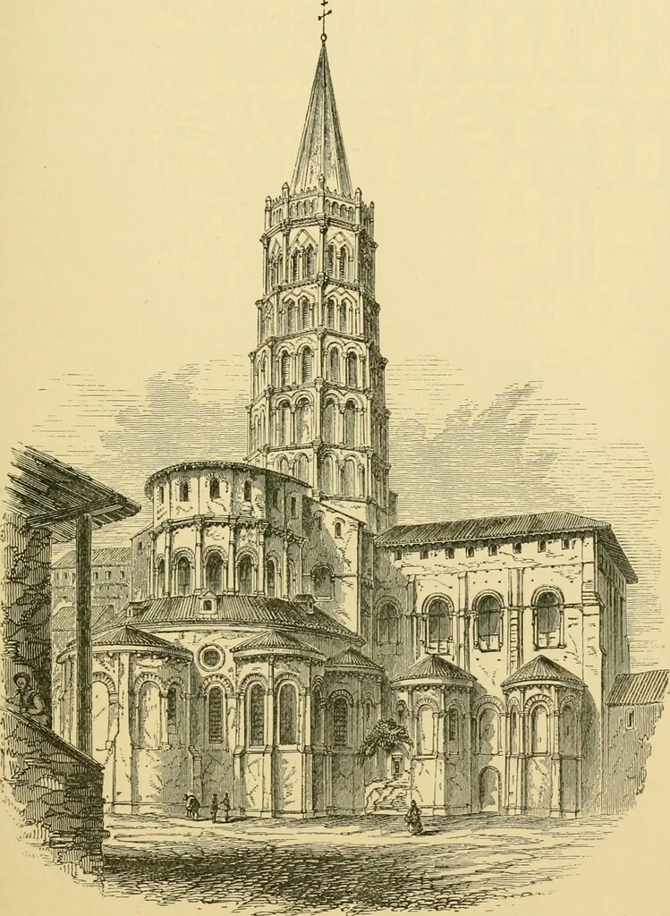 An illustration from A history of architecture in all countries, from the earliest times to the present day, 1902, leaf 96