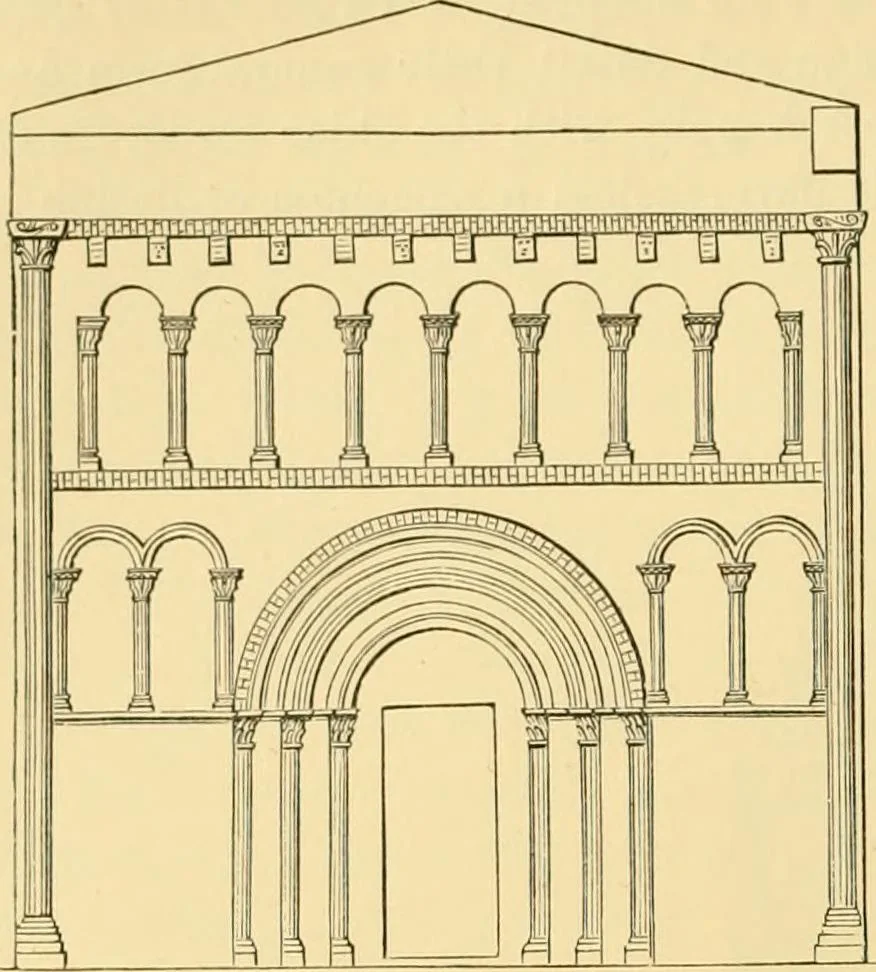 An illustration from A history of architecture in all countries, from the earliest times to the present day, 1902, leaf 97