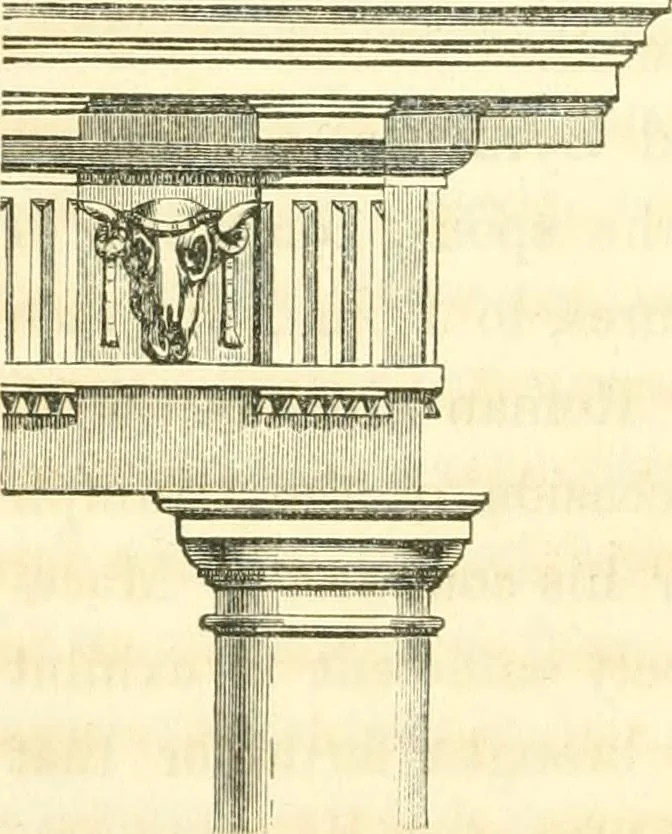 An illustration from History of architecture, from the earliest times; its present condition in Europe and the United States; with a biography of eminent architects, and a glossary of architectural terms, 1848, leaf 126