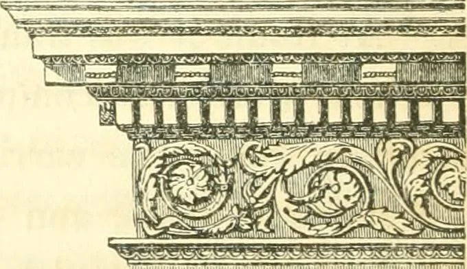An illustration from History of architecture, from the earliest times; its present condition in Europe and the United States; with a biography of eminent architects, and a glossary of architectural terms, 1848, leaf 126