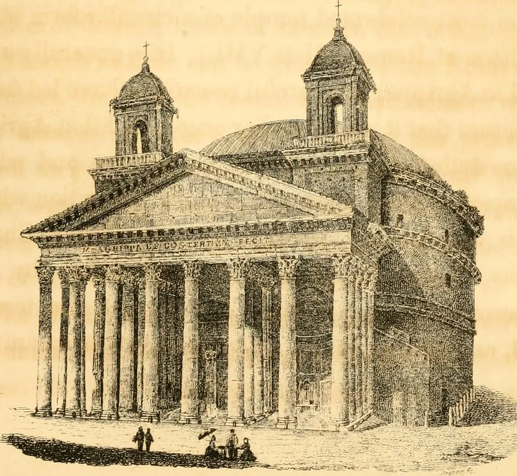 An illustration from History of architecture, from the earliest times; its present condition in Europe and the United States; with a biography of eminent architects, and a glossary of architectural terms, 1848, leaf 129
