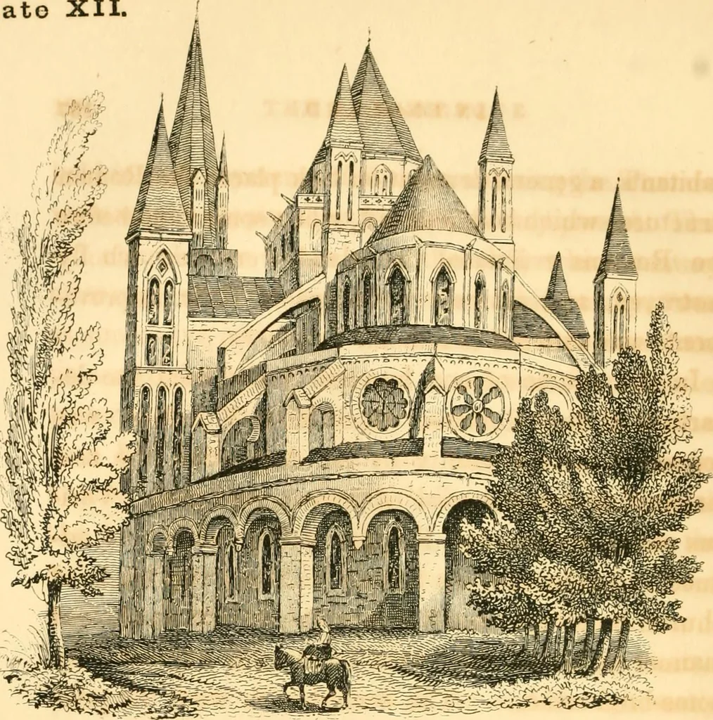An illustration from History of architecture, from the earliest times; its present condition in Europe and the United States; with a biography of eminent architects, and a glossary of architectural terms, 1848, leaf 170