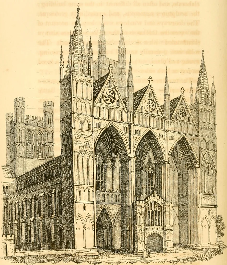 An illustration from History of architecture, from the earliest times; its present condition in Europe and the United States; with a biography of eminent architects, and a glossary of architectural terms, 1848, leaf 176