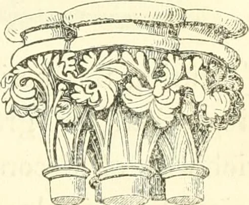 An illustration from History of architecture, from the earliest times; its present condition in Europe and the United States; with a biography of eminent architects, and a glossary of architectural terms, 1848, leaf 197