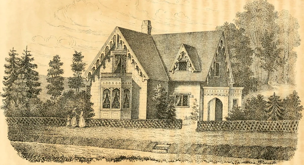 An illustration from History of architecture, from the earliest times; its present condition in Europe and the United States; with a biography of eminent architects, and a glossary of architectural terms, 1848, leaf 347