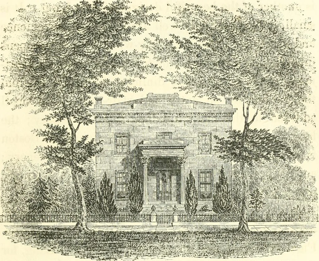 An illustration from History of architecture, from the earliest times; its present condition in Europe and the United States; with a biography of eminent architects, and a glossary of architectural terms, 1848, leaf 349