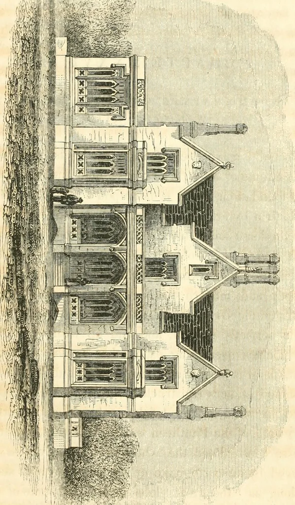 An illustration from History of architecture, from the earliest times; its present condition in Europe and the United States; with a biography of eminent architects, and a glossary of architectural terms, 1848, leaf 377