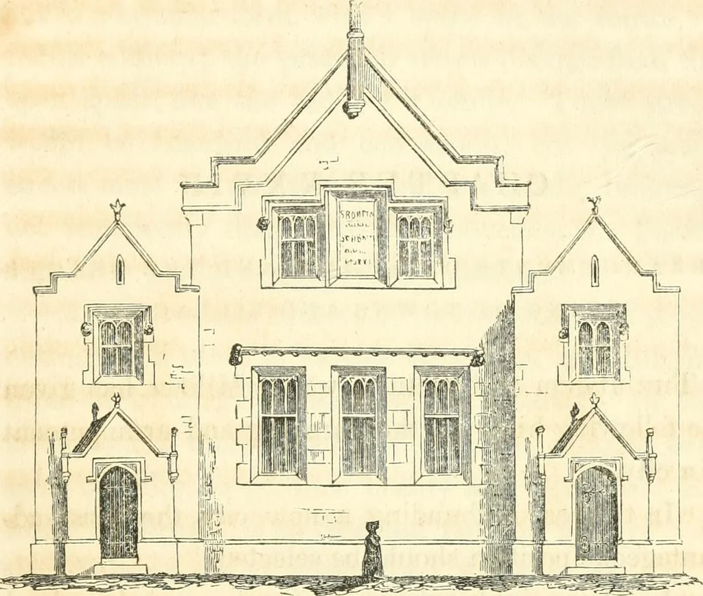 An illustration from History of architecture, from the earliest times; its present condition in Europe and the United States; with a biography of eminent architects, and a glossary of architectural terms, 1848, leaf 383