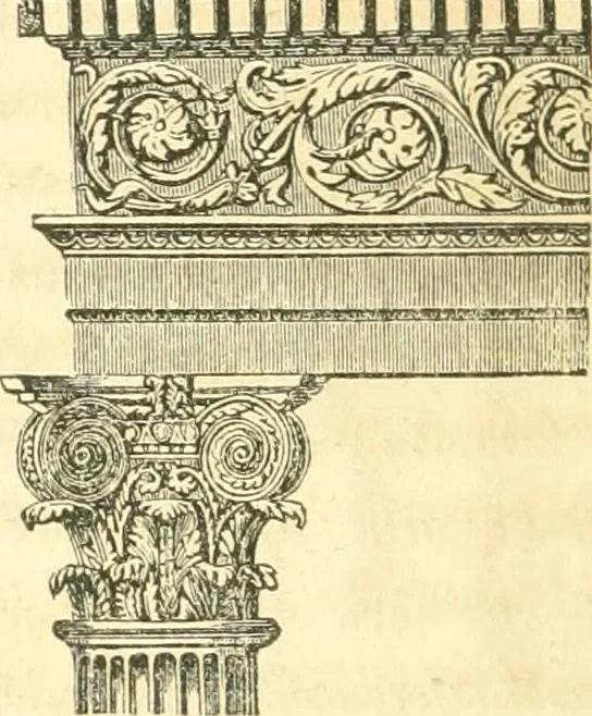 An illustration from History of architecture, from the earliest times; its present condition in Europe and the United States; with a biography of eminent architects, and a glossary of architectural terms, 1848, leaf 462