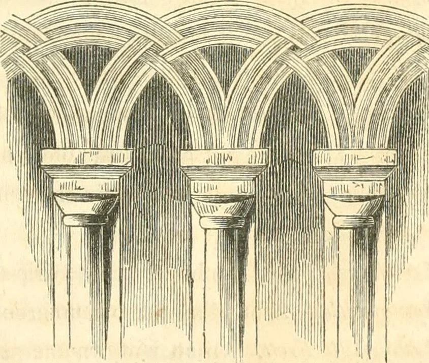 An illustration from History of architecture, from the earliest times; its present condition in Europe and the United States; with a biography of eminent architects, and a glossary of architectural terms, 1848, leaf 469
