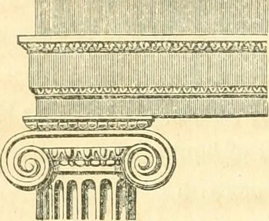 An illustration from History of architecture, from the earliest times; its present condition in Europe and the United States; with a biography of eminent architects, and a glossary of architectural terms, 1848, leaf 470