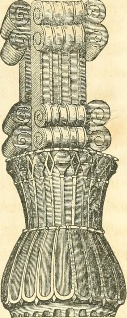 An illustration from History of architecture, from the earliest times; its present condition in Europe and the United States; with a biography of eminent architects, and a glossary of architectural terms, 1848, leaf 475