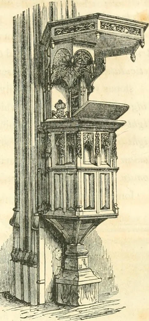An illustration from History of architecture, from the earliest times; its present condition in Europe and the United States; with a biography of eminent architects, and a glossary of architectural terms, 1848, leaf 477