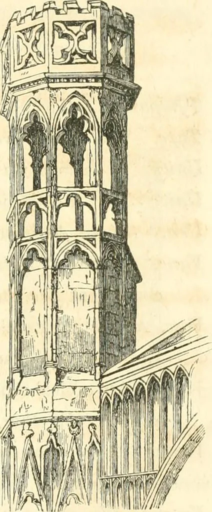 An illustration from History of architecture, from the earliest times; its present condition in Europe and the United States; with a biography of eminent architects, and a glossary of architectural terms, 1848, leaf 481