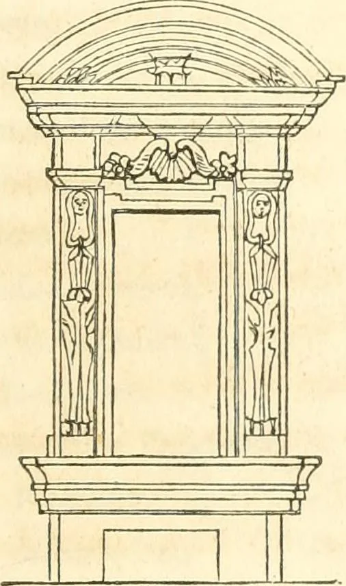 An illustration from History of architecture, from the earliest times; its present condition in Europe and the United States; with a biography of eminent architects, and a glossary of architectural terms, 1848, leaf 483