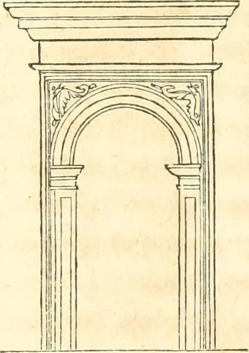 An illustration from History of architecture, from the earliest times; its present condition in Europe and the United States; with a biography of eminent architects, and a glossary of architectural terms, 1848, leaf 483
