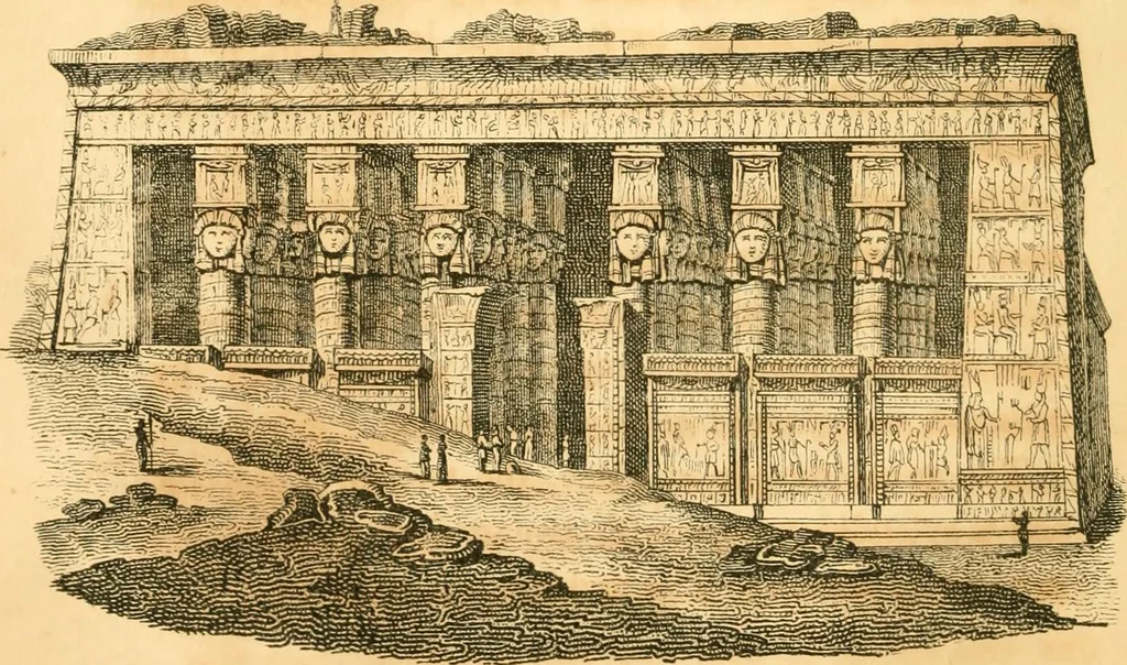 An illustration from History of architecture, from the earliest times; its present condition in Europe and the United States; with a biography of eminent architects, and a glossary of architectural terms, 1848, leaf 52