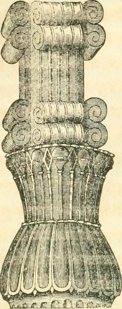 An illustration from History of architecture, from the earliest times; its present condition in Europe and the United States; with a biography of eminent architects, and a glossary of architectural terms, 1848, leaf 72