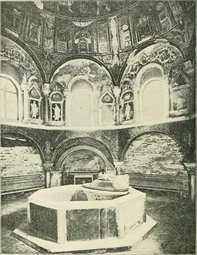 An illustration from A history of architecture in Italy from the time of Constantine to the dawn of the renaissance, 1901, leaf 103